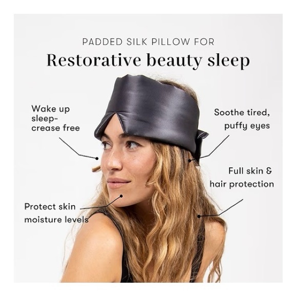 Drowsy Silk Sleep Mask - Moonlight Shadow - Picture 3 of 8